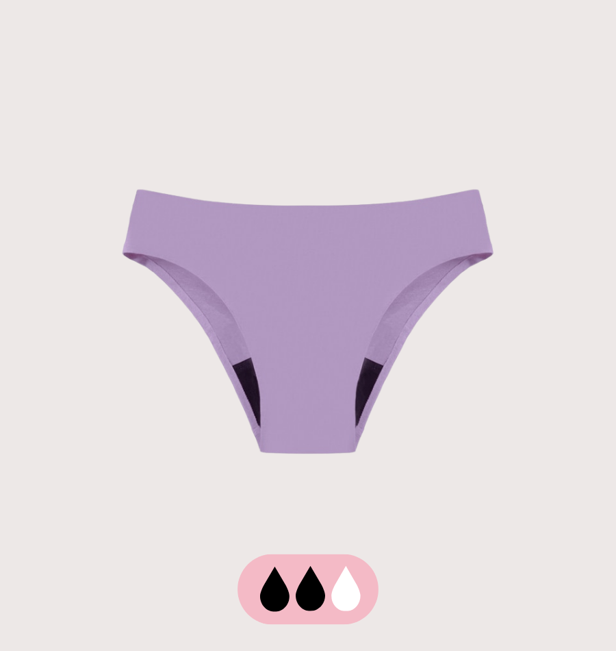 Culotte taille basse sans coutures - 100 % étanche